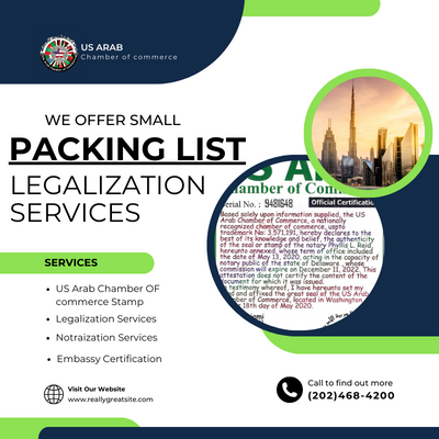 UAE Packing List Legalization